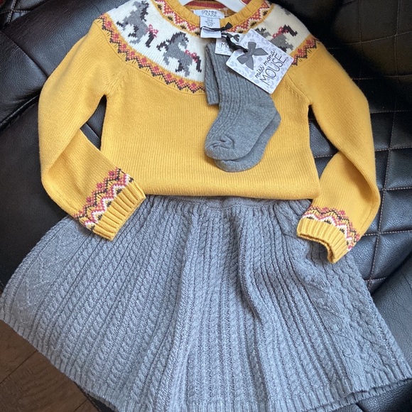 Other - Cute Sweater/Skirt Set Size